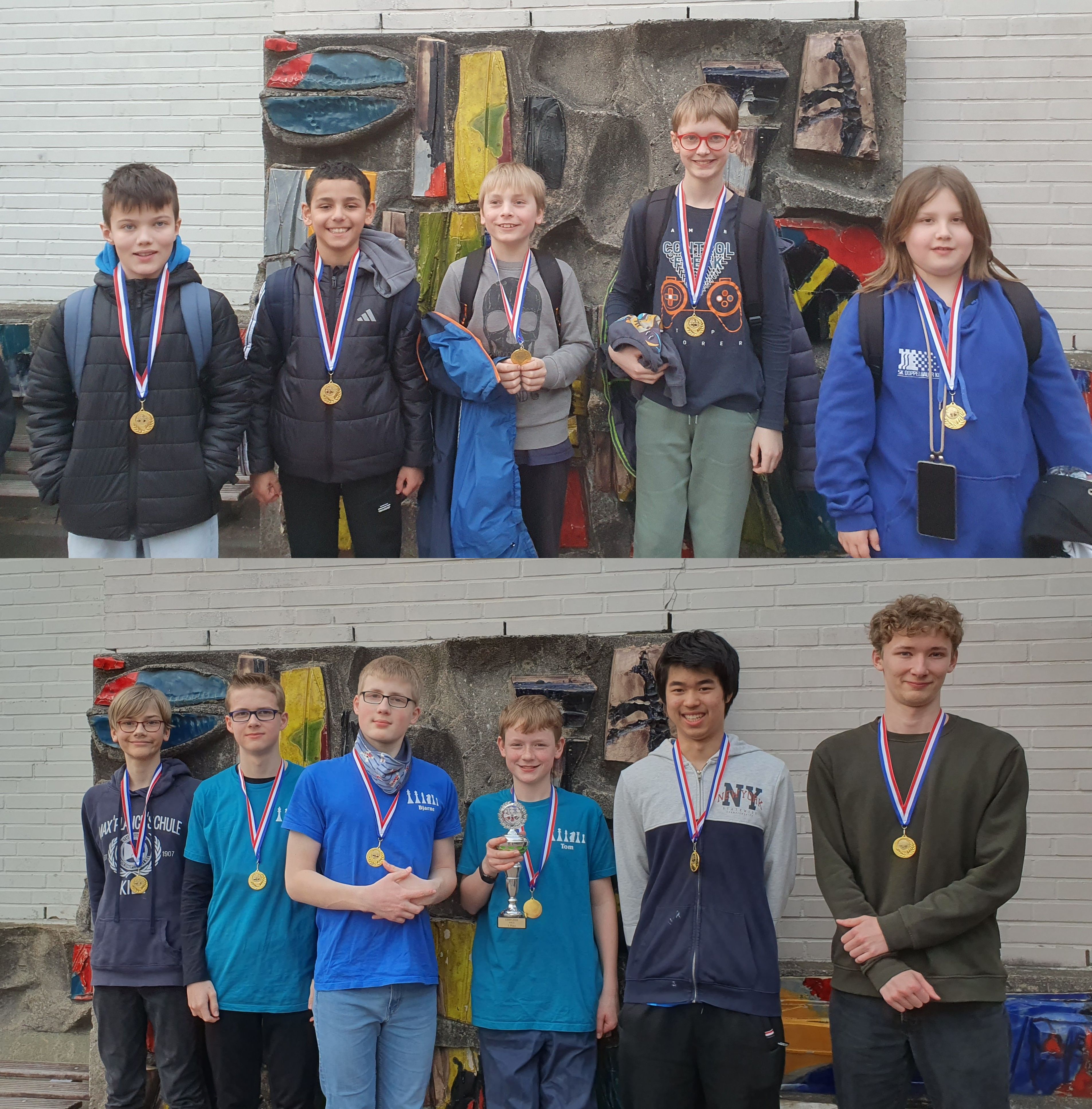 Landesmeister im Schulschach - zum dritten Mal in Folge!