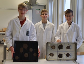 Wir gratulieren Lovis, Matti und Till (9a)