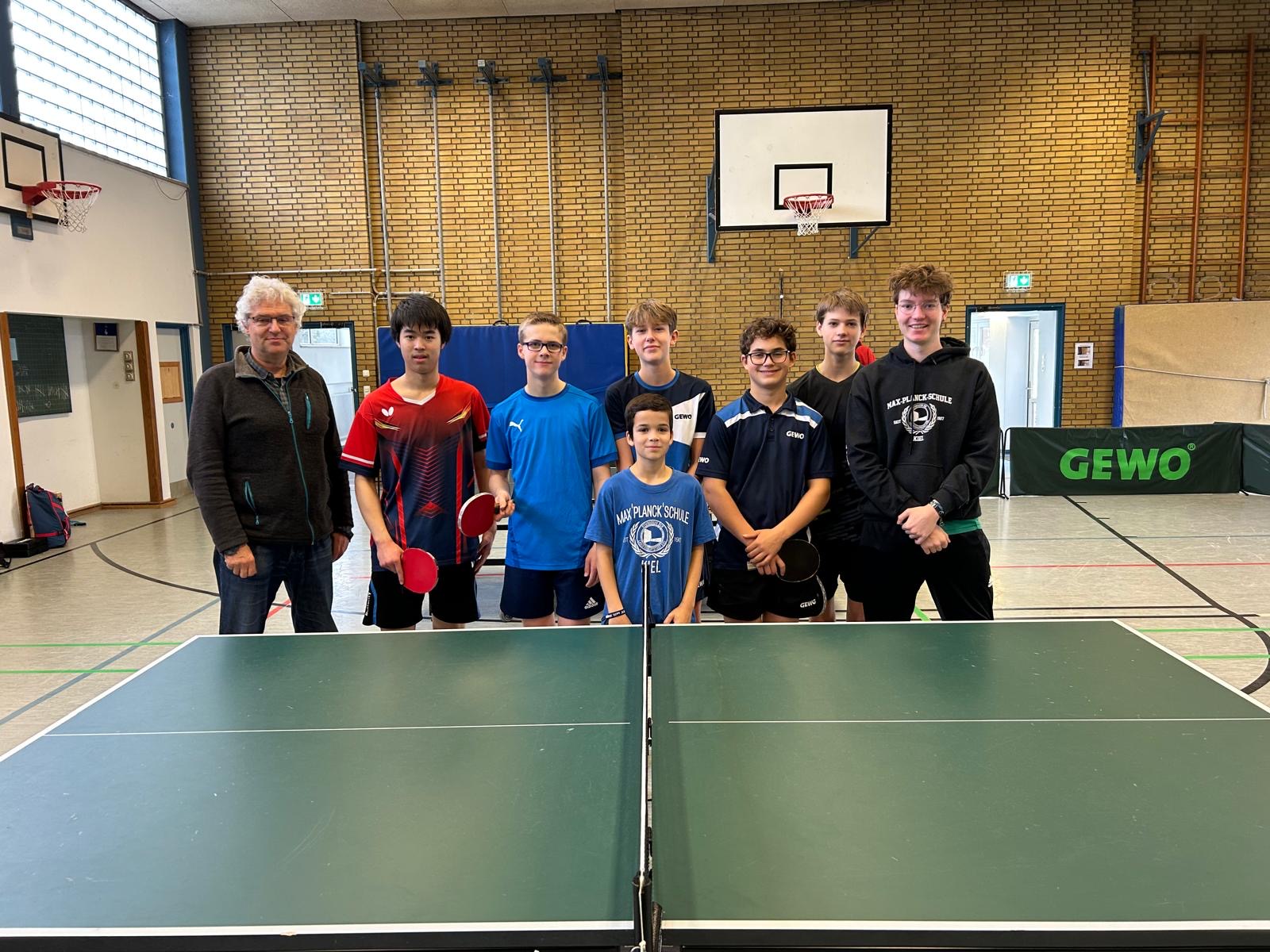 Max-Planck-Schule  Kreismeister im Tischtennis - Die Reise geht weiter!